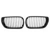 Car Front Kidney Grill Gloss Black Double Slat Hood Grille Racing Grills for BMW 3 Series E46 4 Door 2002-2005 Car Replacement