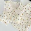 Doll Collar Cloud Cotton Pajamas Women'S Long-Sleeved Spring Sweet Flower High-End Wearable Loungewear Set