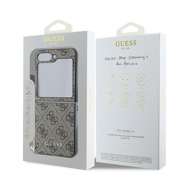 Guess Guhczf6Gf4Gbr Z Flip6 F741Brown/Brown 4G Charm