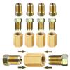 12 Pcs /Set Brake Line Repair Female Union Inverted Nut Fittings Tube