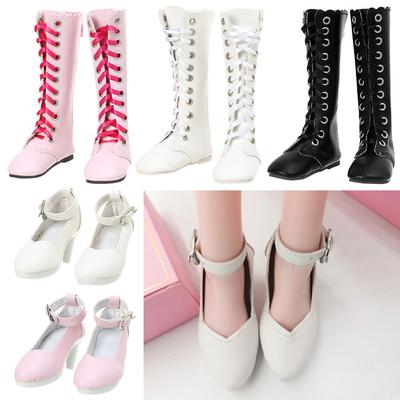 New 7.8CM Doll Wearing 1/3 Fabric Shoes 60cm Doll Boots Play House Accessories Differents Color