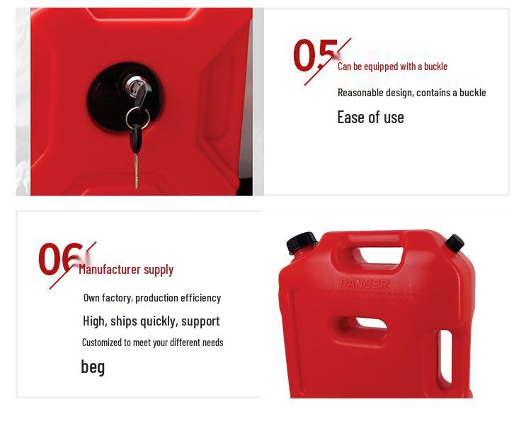 Vehicle-Mounted Plastic Fuel Tank for Cars and Motorcycles