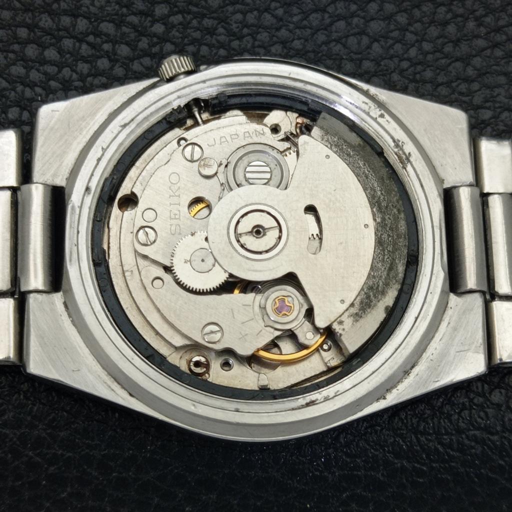 GENUINE VINTAGE SEIKO 5 AUTOMATIC JAPAN 7009A MENS ORANGE DIAL WATCH A702121-5 R208-a702121