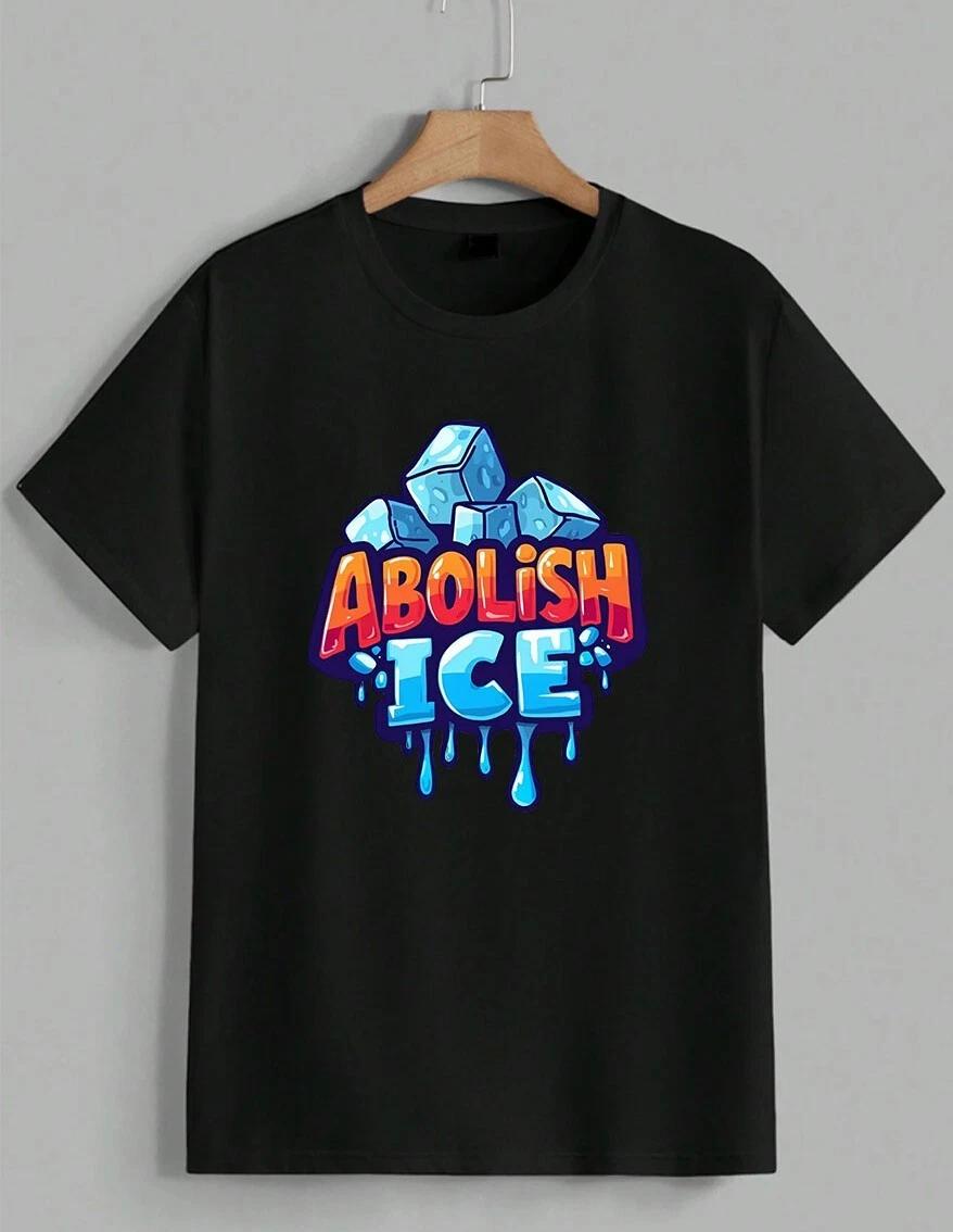 Abolish ICE T-shirt Anti Ice Political Protest Immigration Human Rights Unisex XS