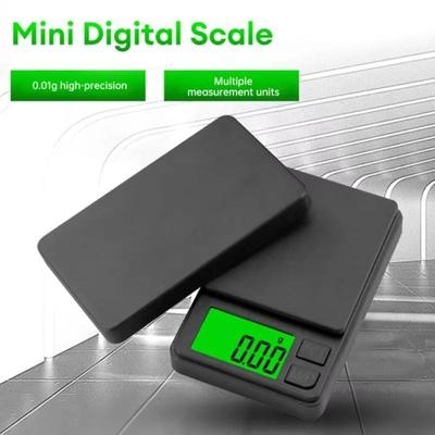 200/1000g 0.01g Mini Digitalwaage Gramm Lebensmittel Schmuck Unzen/Grain Waage Taschenwaage Küchen Elektronische Waage mit Hintergrundbeleuchtung