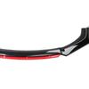Universal Car Front Bumper Lip Body Kit Spoiler Splitter Diffuser  Red Black Blue Canard Splitter ABS Plastic Auto Modification