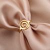 Cazador Geometric Swirl Spiral Women's Ring Stainless Steel Finger Rings Trendy Jewelry Wholesale 2025 Birthday Party Gift New