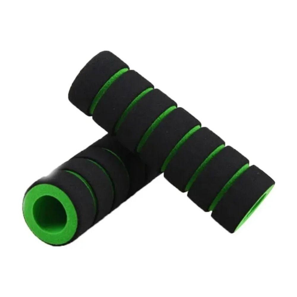 

Universal Bicycle Handlebar Grips Shock-absorbing Bike Sponge Foam Grips Cover Bike Part зелёный