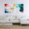 Colorful Abstract Modern Green Orange Red Posters and Prints Canvas Paintings Wall Art Pictures for Living Room Home Decoration