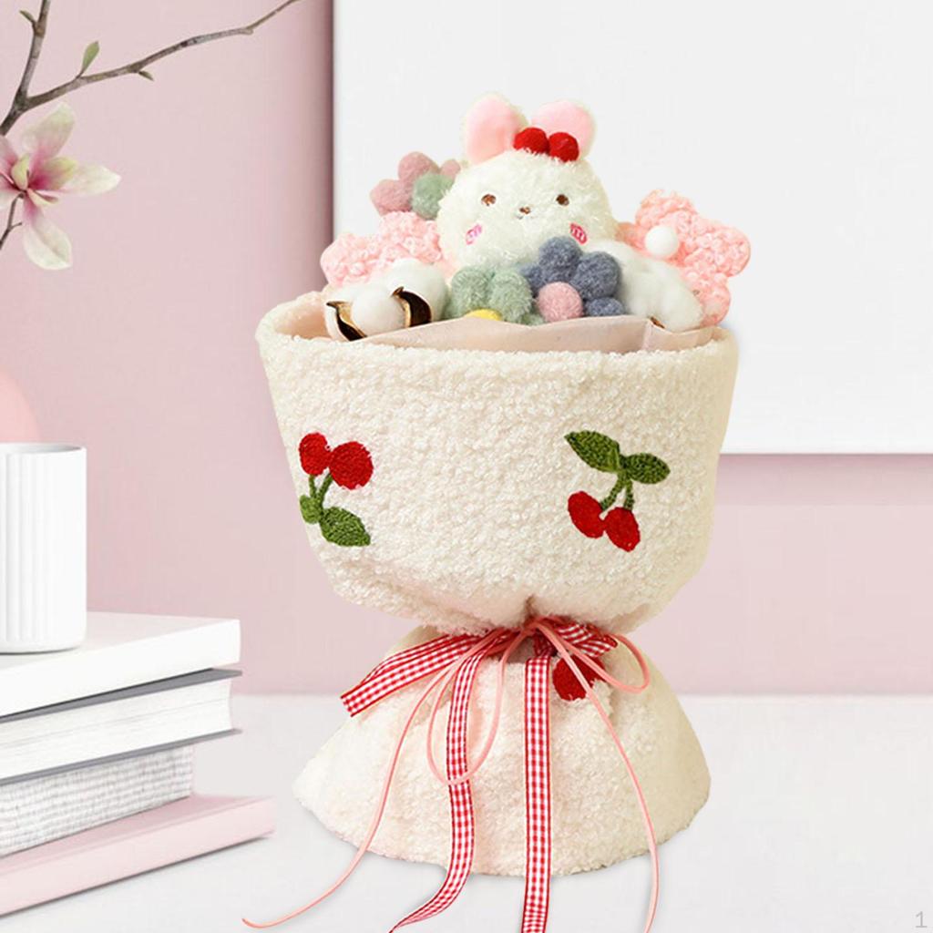 Plush Doll Bouquet Artificial Flowers Toy Wedding Gift Party Favors