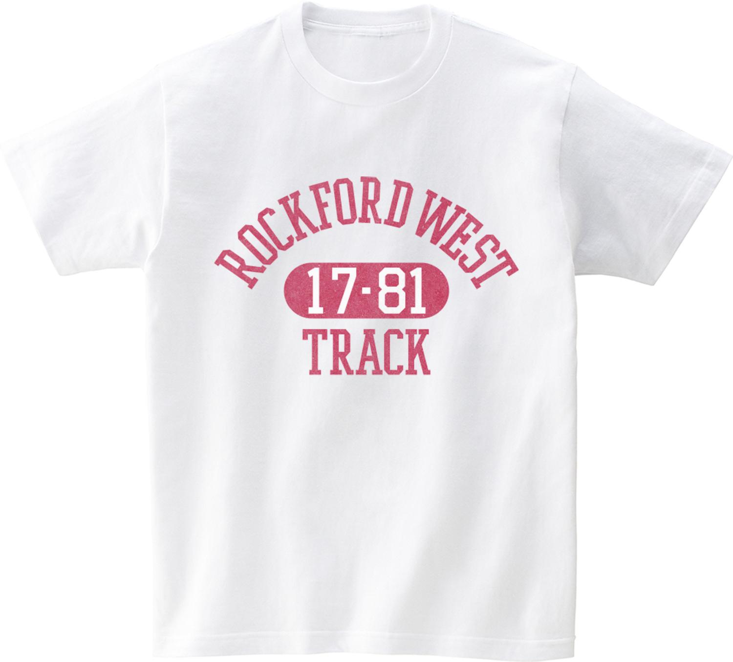 Awesome Us (23Ss) Rockford West Logo Viva Magenta Short Sleeve T-Shirt White Xl/Free