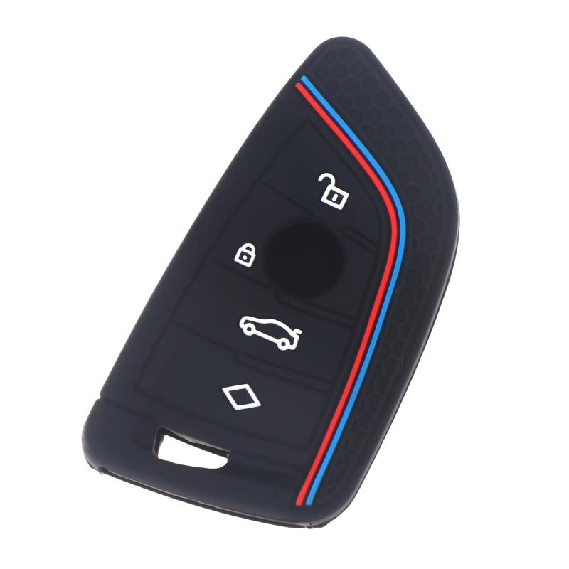 Простой силиконовый чехол для ключа-пульта автомобиля, брелок, чехол для ключа, держатель для ключа автомобиля, накладка для серии X1 X3 X4 X5 X6, защита ключа автомобиля