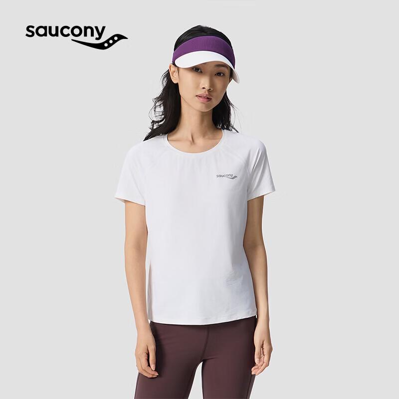 Saucony Women s Classic Slim Fit Short Sleeve Knit Top L