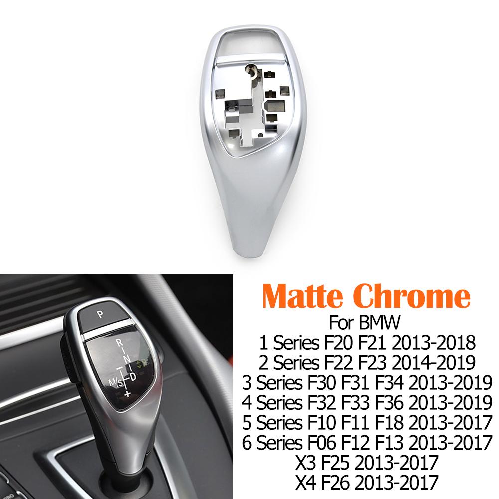 LHD RHD Gear Shift Knob Trim Shifter Lever Cover For BMW 1 2 3 4 5 6 Series X3 X4 F20 F30 F31 F34 F36 F10 F11 F06 F12 F25 F26