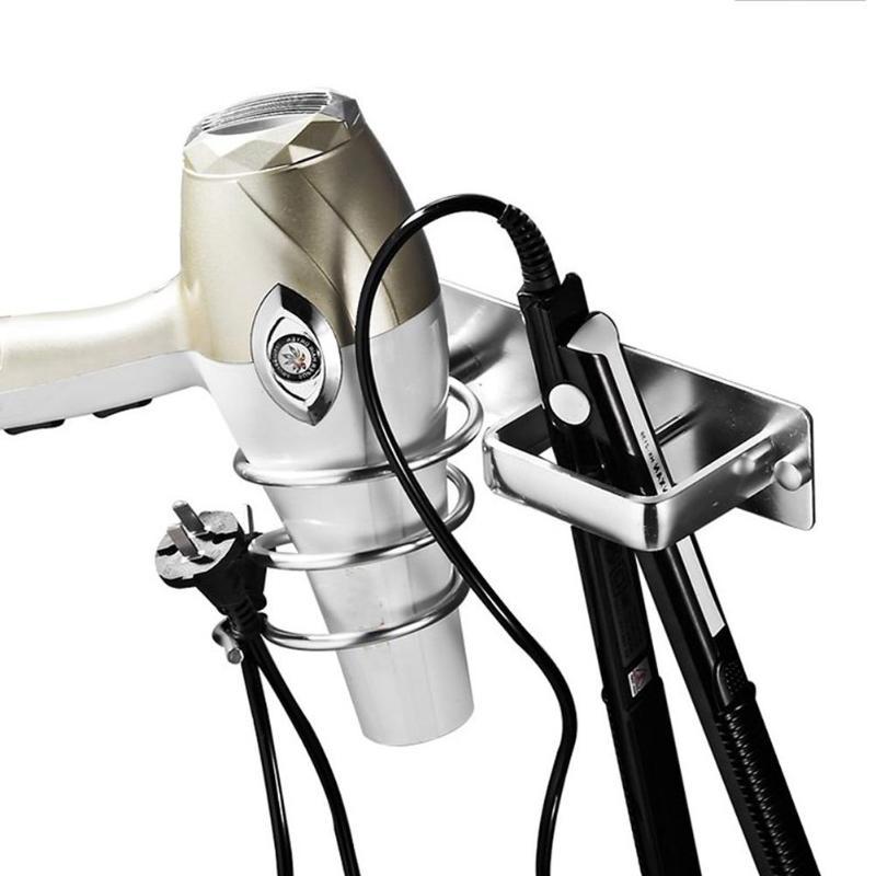 Wall-mounted hair dryer