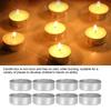 50 Pcs Aluminum Tea Light Cups Sliver DIY Candle Making Bases Aluminum Candle Shells for Weddings