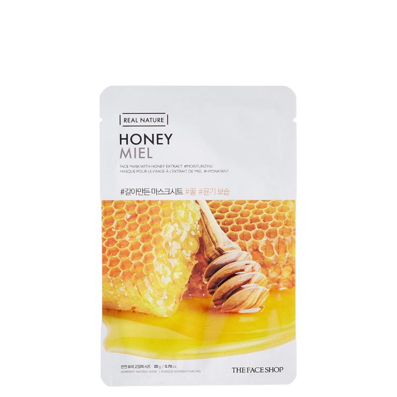 Real Nature Honey Face Mask Set (10 masks)