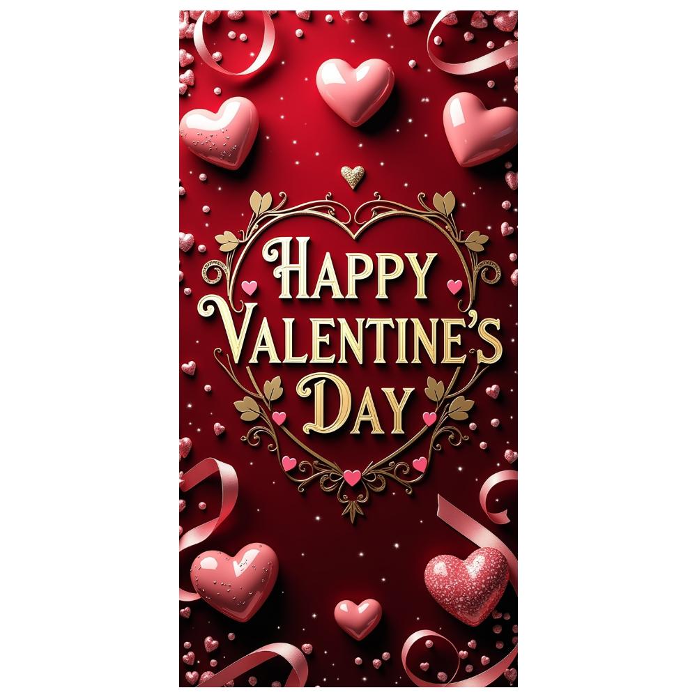 Decoration Banner Outdoor Party Backdrop Wedding Decor Love Hearts Event Background For Weddings Anniversary Romantic Events