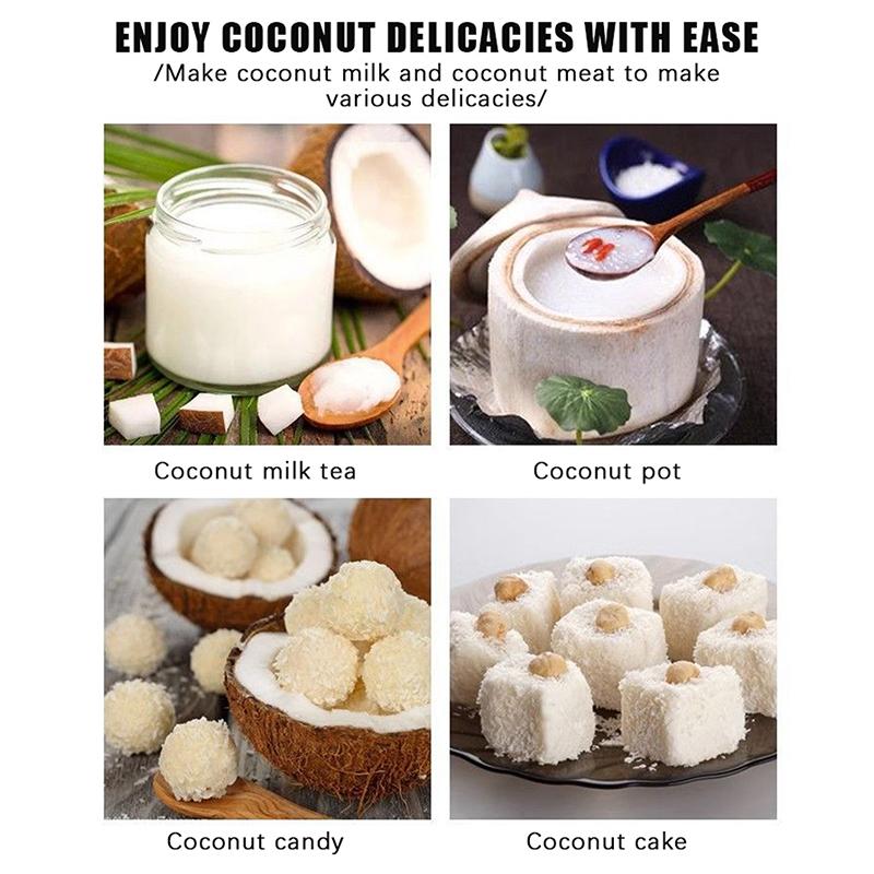 5Pcs Plastic Coconut Opener Knife Flexible Soft Perfect For Home Kitchen Fruit Shops Coconut Meat Scraping