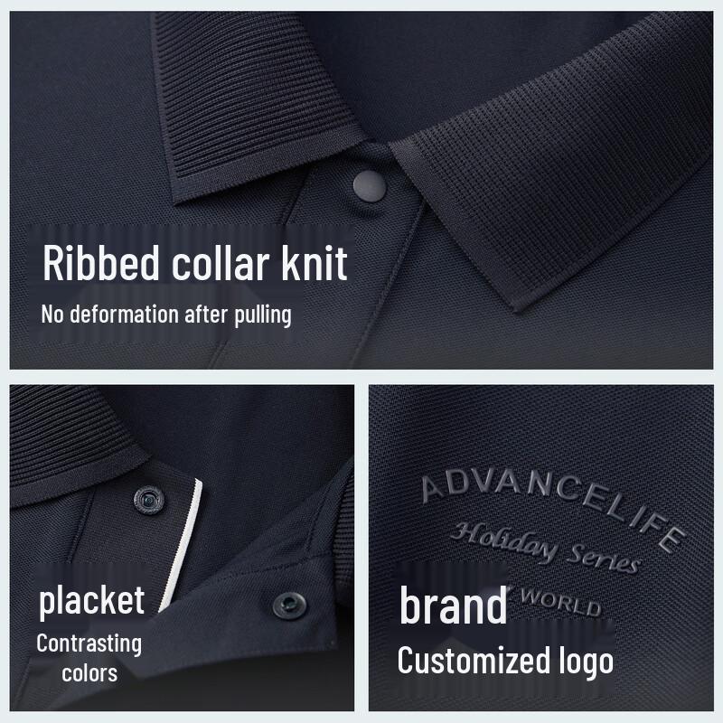 Men's Cooling Breathable Short-Sleeve Polo Shirt