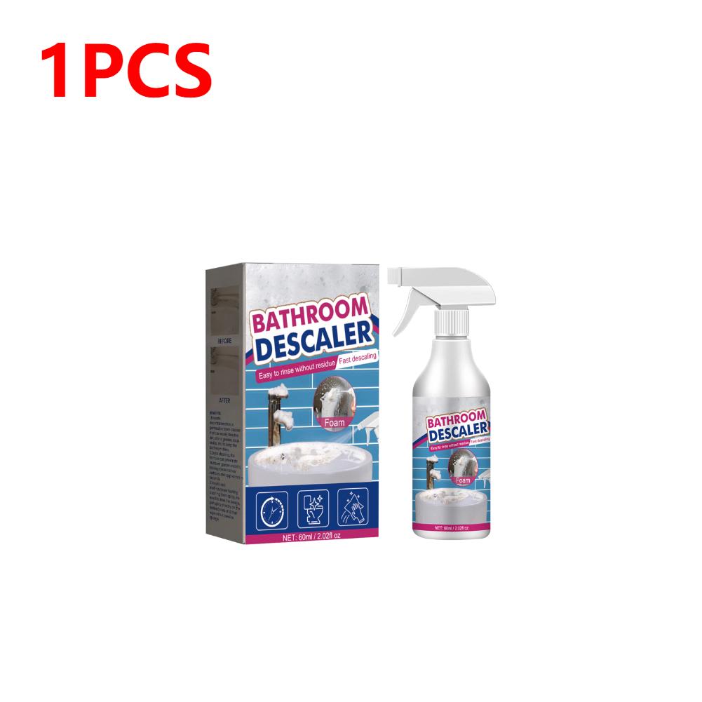 60ML Bathroom Foam Cleaner Spray Powerful Descaling Cleaning Foam Cleaning Agent for Bathtub Toilet Shower Sink Glass Ceramic