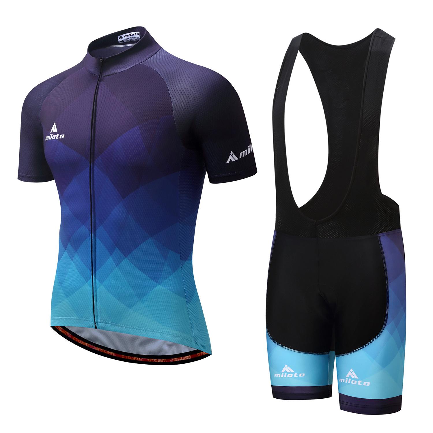 

Cycling Suit, Cycling Suit Short Sleeve Strap Set Men s 2026 Summer Breathable Cycling Suit Set 6XL