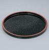 Ale-net DX Round Tray, Black and Red, Non-Slip, 2 Shaku