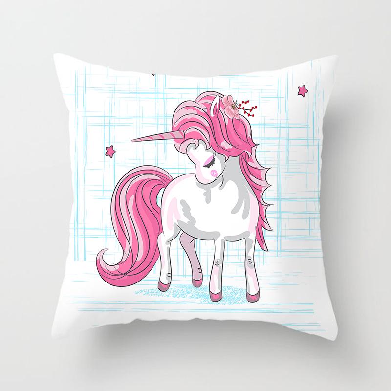 Internet Celebrity Cute Animal Pillow Cover Living Room Sofa Cushion Cover Bedside Pillow Cover