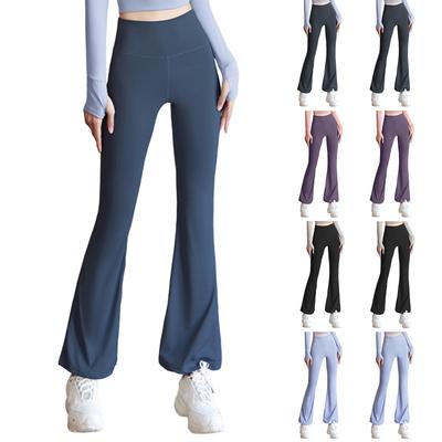 Pantaloni da Yoga da Donna ad Alta Elasticità Slim-fit Dimagranti Pantaloni Sportivi Casual a Gamba Larga