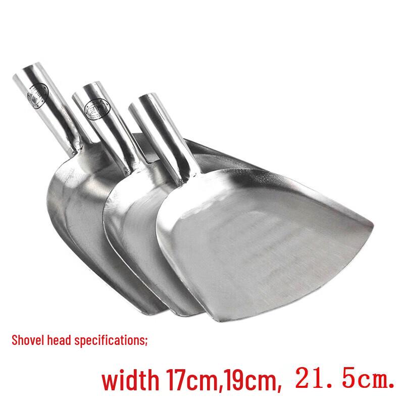 Xiyao Stainless Steel Cooking Spatula with Extended Wooden Handle