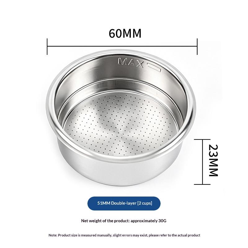 1Pcs 51/54mm 1-Cup 2-Cup Filter Replacement Filter Basket For Coffee Bottomless Portafilter Barista Espresso Accessories