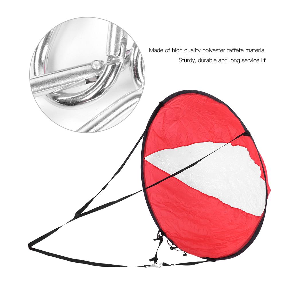 Polyester Taffeta Durable Folding Kayak Wind Sail Transparent Window Canoe Wind Sail Boat Water Sports AccessoryKayak