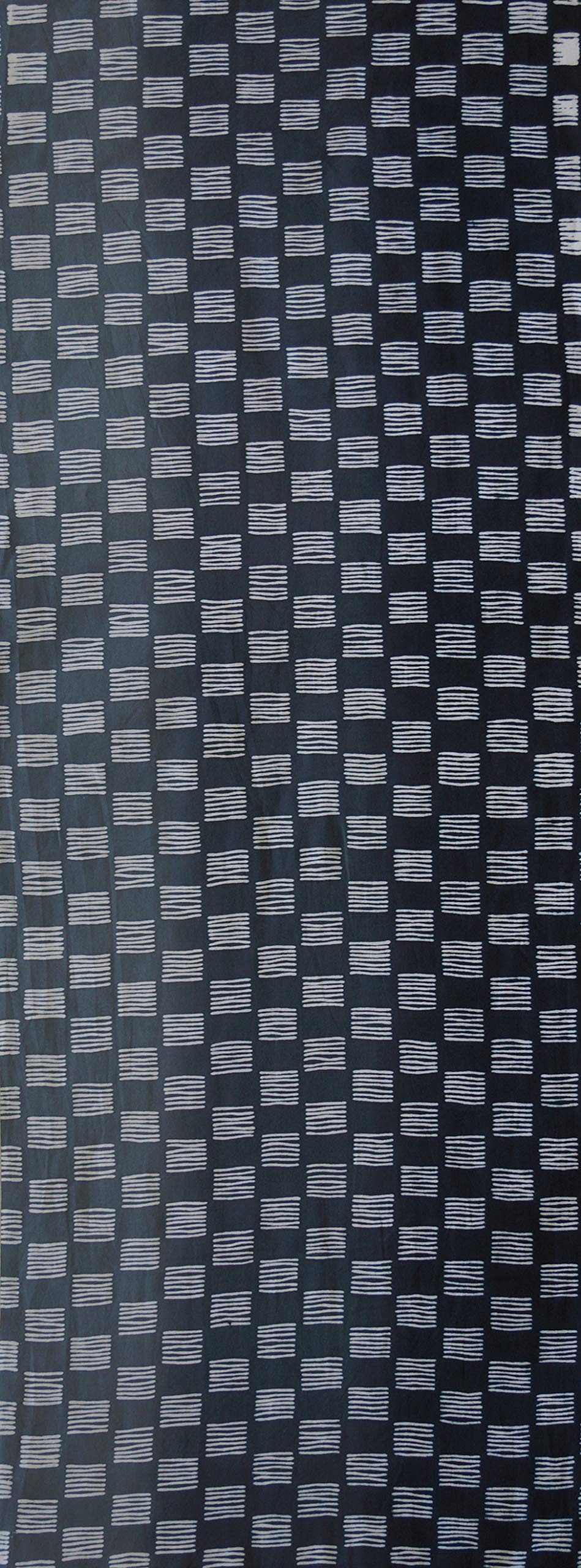 

Todaya Shoten Tenugui Checkered Pattern 974 Nashien-zome (hand towel) -