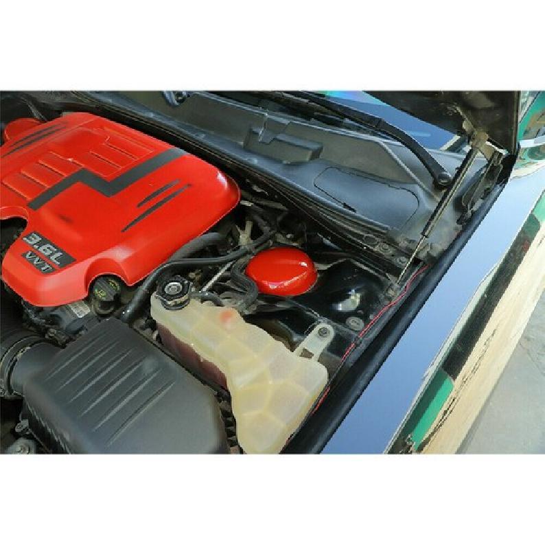 Červený ABS kryt zavěšení motorového prostoru pro Dodge Challenger Charger 2009-21
