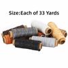10pcs Polyester Filament Leather Sewing Thread Hand Stitch Thread  Leather Craft DIY
