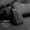 Suede Car Key Holder for FAW Hongqi HS5 HS7 H5 H6 H9 HQ9 with Buckle and Chain
