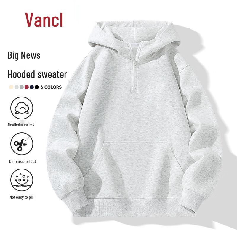 VANCL Men's Half-Zip Hooded Sweatshirt