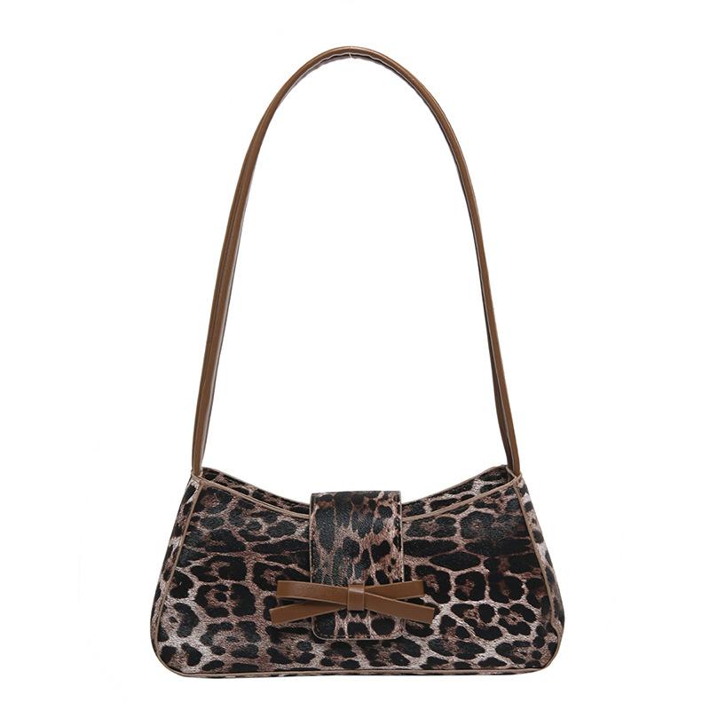 

Сумка з леопардовим принтом, нова ретро-корейська версія, модна мода з PU шкіри, модна тенденція, індивідуальна сумка під пахву через плече