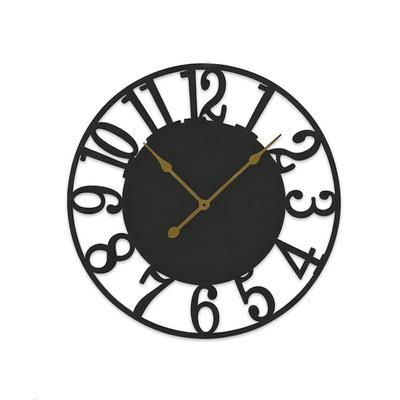 Large Iron Wall Clock Minimalist Clock Art Nordic Style Metal Wall Clock Living Room