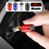 Car Styling Metal Car Tire Valve Caps Dust Prevention Accessories For 6 3 2 Angkesaila CX3 CX4 CX5 CX7 CX9 CX30 RX8 MX5