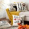 Puppy Pattern Printing Pillowcase Home Bedroom Room Decoration Living Room Sofa Chair Cushion Cover Polyester Material
