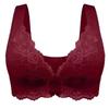 Plus Size Lace Front Closure Wirefree Women S Vest Style Bra