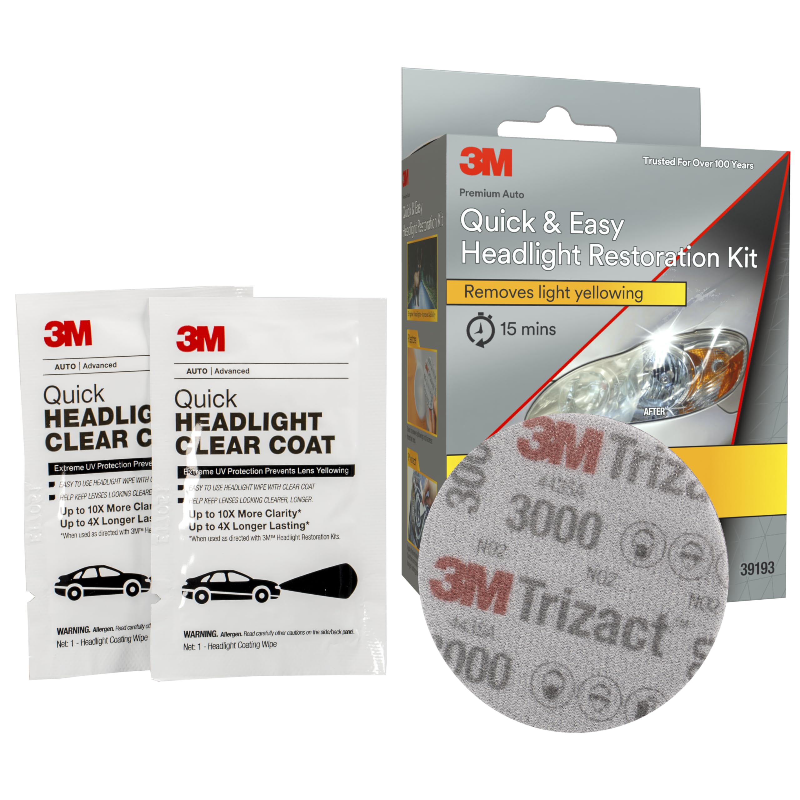 

3M 39193JP Headlight Clear Japanese Genuine Yellow