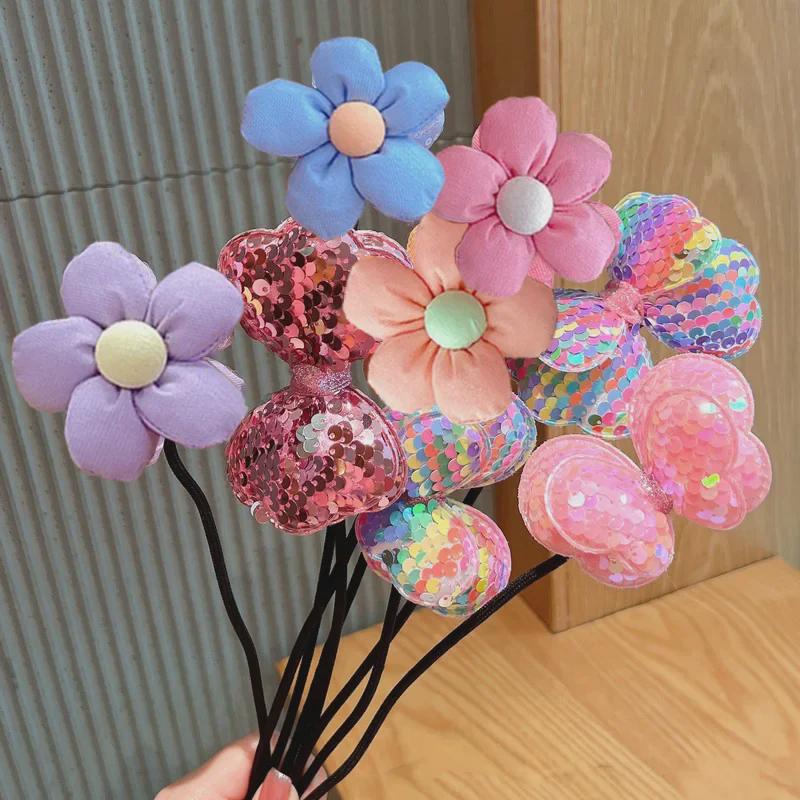 2024 New Cute Flower Hair Stick for Girls - No-Damage, Summer-Ready Hair Twisting Accessory