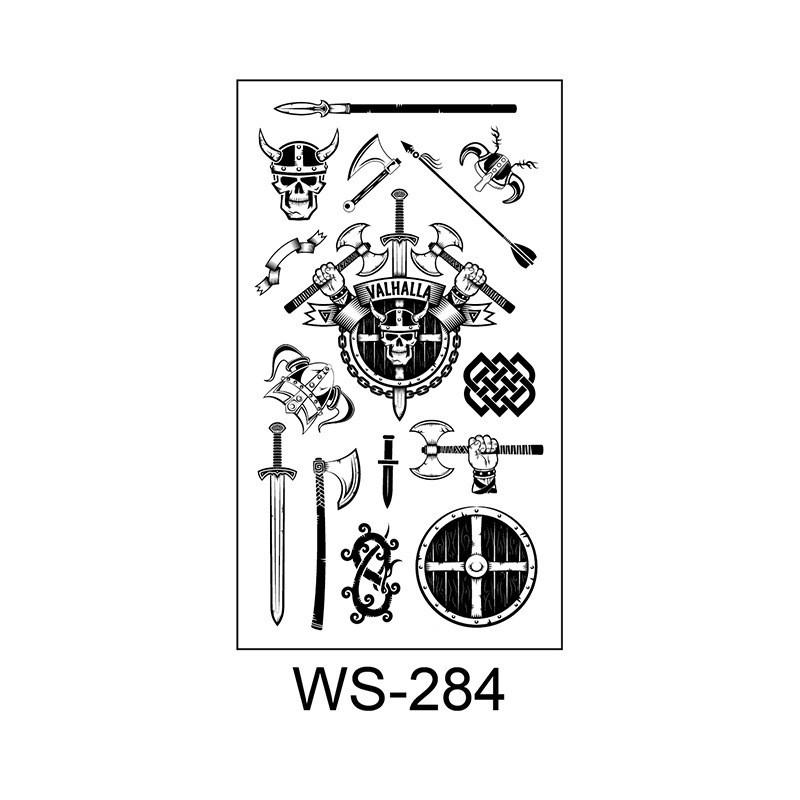 Children's Pirate Cartoon Waterproof Temporary Tattoo Stickers for Face & Arm - Fun Party Collection