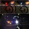 USB Rechargeable LED Bicycle Tail Light Mountain Bike Safety Driving Warning Front Rear Flashing Lights Night Riding Accessories