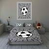 Soccer Ball with Streaks. Bedding Sets Duvet Cover Sets Duvet Covers Pillowcases(1 * Duvet Cover 2 * Pillowcases, Without Duvet Insert)