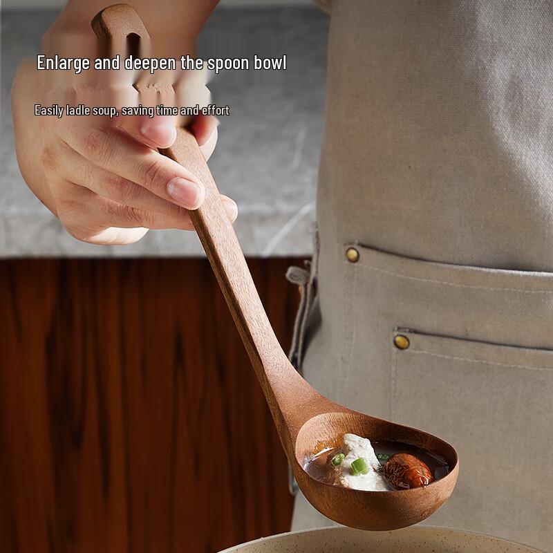 Chuidahuang Ebony Wood Stir-Fry Spatula