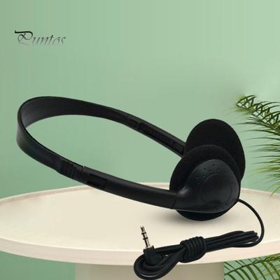 857 Kabelgebundenes Headset, Rauschunterdrückung, angenehmes Tragegefühl, ABS, 3,5 mm, klarer tragbarer Stereo-Gaming-Kopfhörer für Gamer