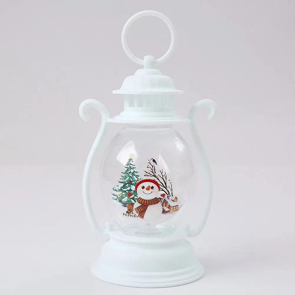 

Christmas Decorations Luminous Children s Portable Creative Small Oil Lamp Desktop Ornaments Layout Props Ornaments One Size